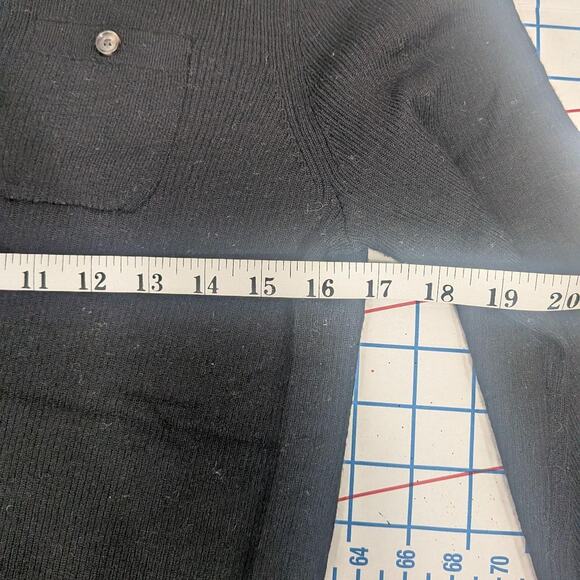 Banana Republic Washable Merino Wool Blend, Henley, Size L - Picture 7 of 8